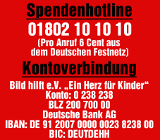 Bild Kontonummer Spendenkonto