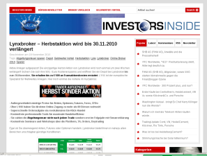 Investorsinside Screenshot